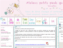 Tablet Screenshot of petitspieds.fr